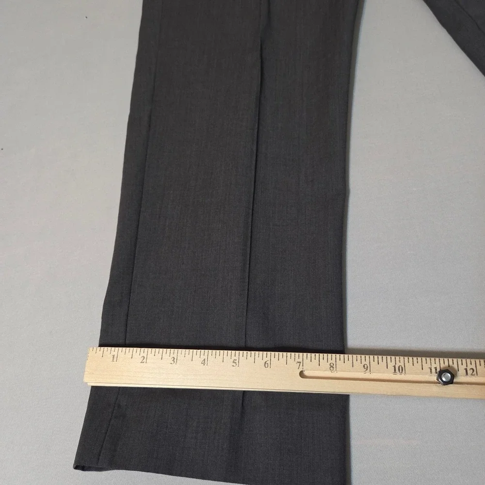 Brooks Brothers Dress Pants Men 38x30 Grey Madison Fit Flat Front Trousers